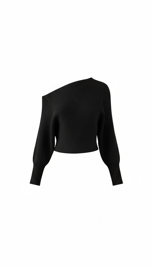 Off-Shoulder Sweater